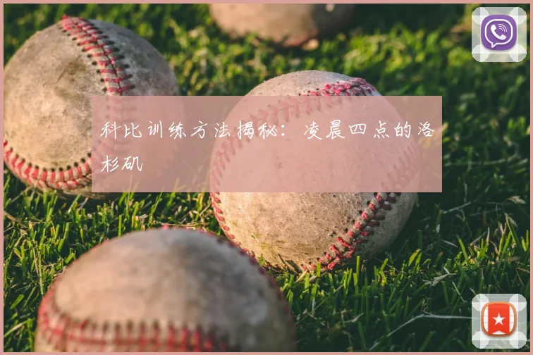 科比训练方法揭秘：凌晨四点的洛杉矶