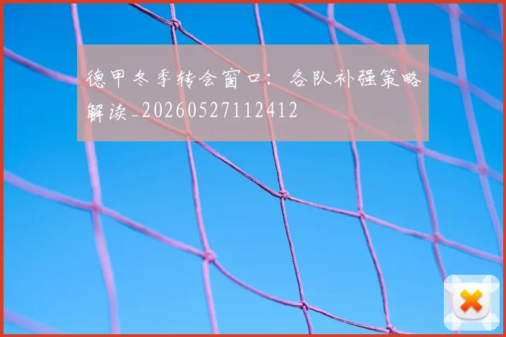 德甲冬季转会窗口：各队补强策略解读_20260527112412